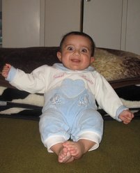 Omar when he was 6 months